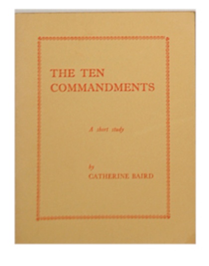 The Ten Commandments (Booklet)