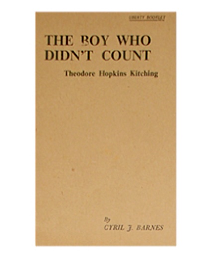 The Boy Who Didn't Count (Theodore H. Kitching)