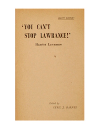 You Can't Stop Lawrance (Harriet Lawrance)