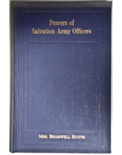 Powers of Salvation Army Officers