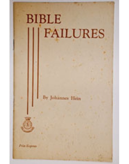 Bible Failures (Booklet)