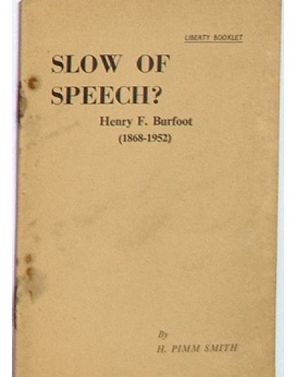 Slow of Speech (Henry Burfoot)