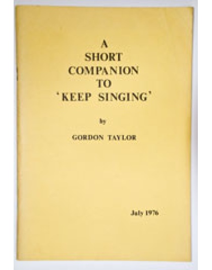 A Short Companion to "Keep Singing"