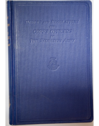 Orders & Regulations for Corps Officers(1948)