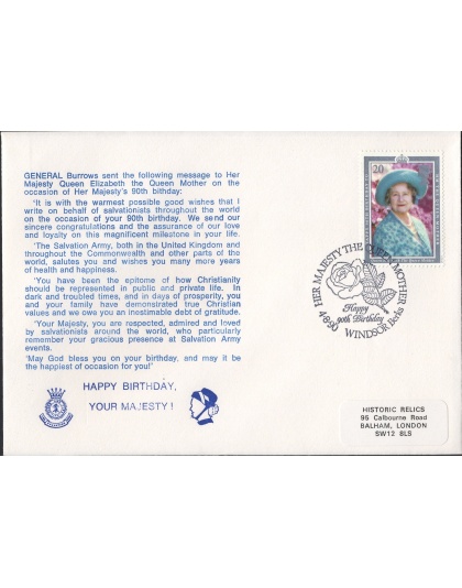 First Day Cover Queen Mother