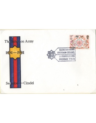 First Day Cover Swindon Citadel