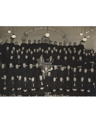 Photograph - Officers with a Mayor