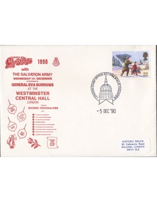 First Day Cover General Eva Burrows