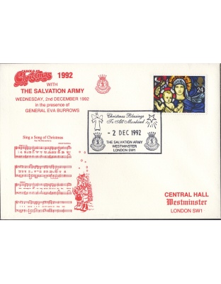 First Day Cover General Eva Burrows