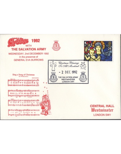 First Day Cover General Eva Burrows