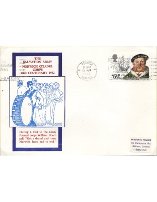 First Day Cover Norwich (UK)