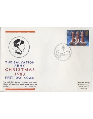 First Day Cover TSA Christmas 1983