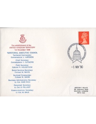 First Day Cover Territorial Executive Council