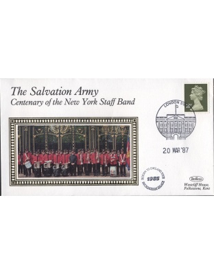 First Day Cover New York Staff Band