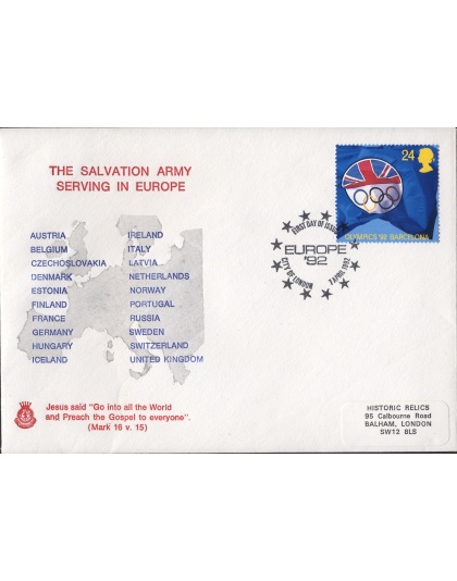 First Day Cover SA in Europe