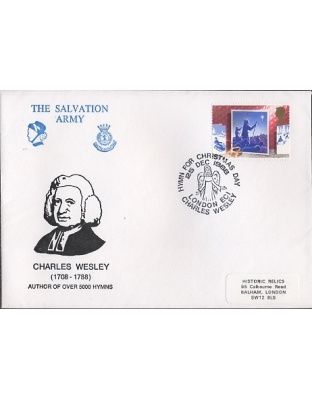 First Day Cover Charles Wesley