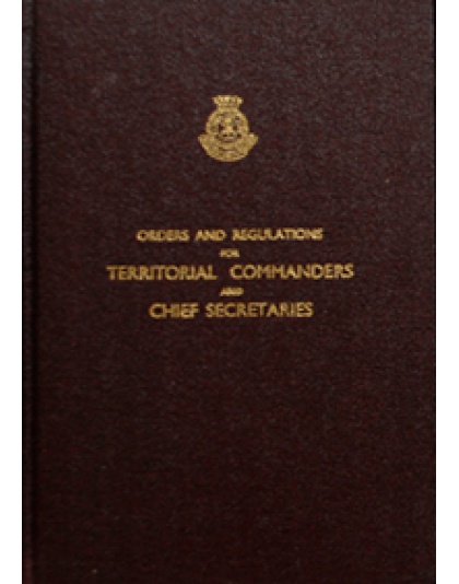 Orders and Regulations for T.Cs and C.Ss 1995