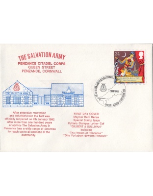 First Day Cover Penzance Citadel