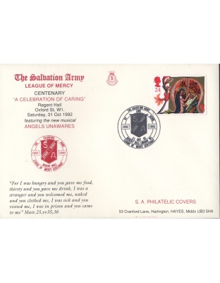 First Day Cover League of Mercy