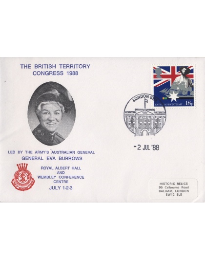 First Day Cover British Territory Congress