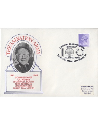 First Day Cover<br> Catherine Bramwell Booth