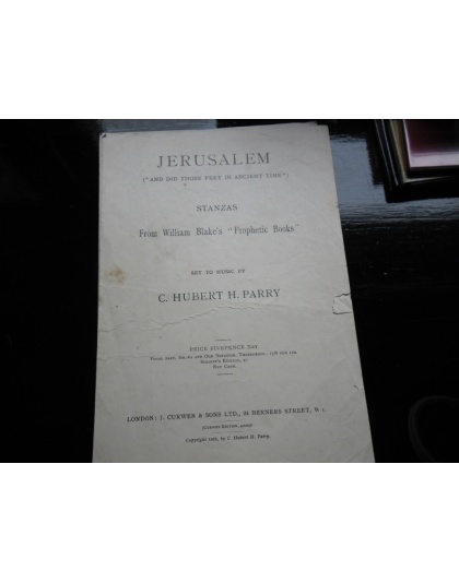 Jerusalem - Parry