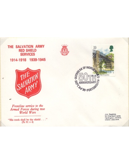 First Day Cover Red Shield