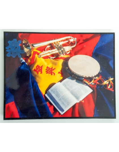 Picture Measuring 8 1/2cms x 6 1/2cms from Hong Kong